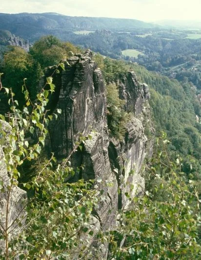 Basteiblick im Nationalpark Sächsische Schweiz (Foto: J. Hennersdorf, Archiv Naturschutz LfULG)