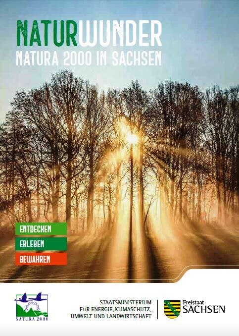 Pocketplaner des SMEKUL zu NATURA 2000 in Sachsen