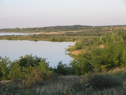 Tagebaurestloch Seelhausener See (Foto: H. Blischke, Archiv Naturschutz LfULG)