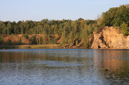 Steinbruchgewässer am Haselberg bei Ammelshain (Foto: H. Blischke, Archiv Naturschutz LfULG)