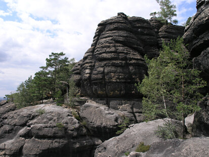 Pfaffenstein (Foto: H. Blischke, Archiv Naturschutz LfULG)